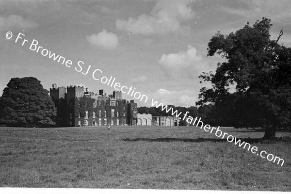 DUNSANY CASTLE  FROM SOUTH EAST  DISTANT VIEW